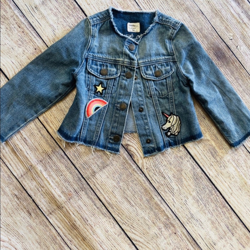 Baby GAP Motorcycle Style Denim Jacket